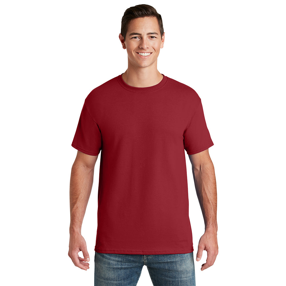 Jerzees - Dri-Power 50/50 Cotton/Poly T-Shirt Decorated - Crimson Red