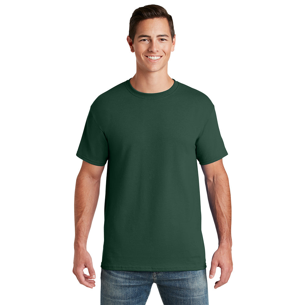 Jerzees - Dri-Power 50/50 Cotton/Poly T-Shirt Decorated - Forest Green