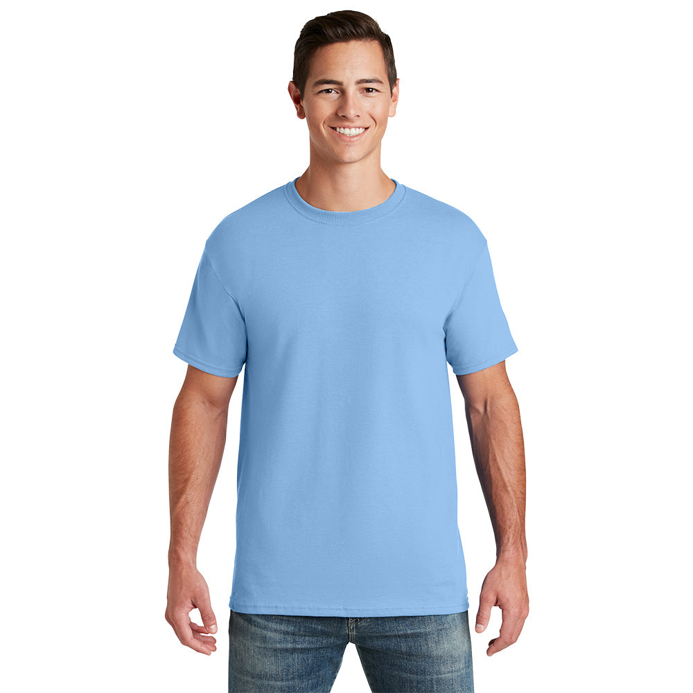 Jerzees - Dri-Power 50/50 Cotton/Poly T-Shirt Decorated - Light Blue
