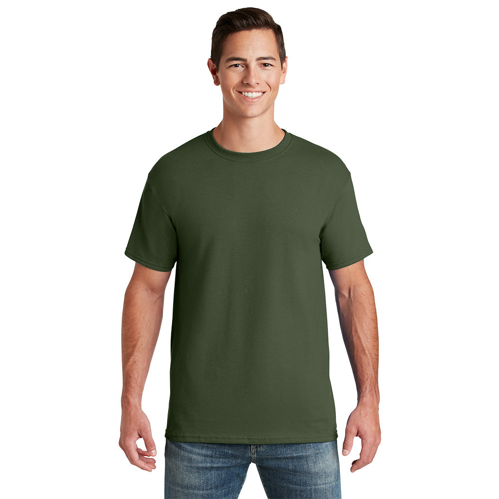 Jerzees - Dri-Power 50/50 Cotton/Poly T-Shirt Decorated - Military Green