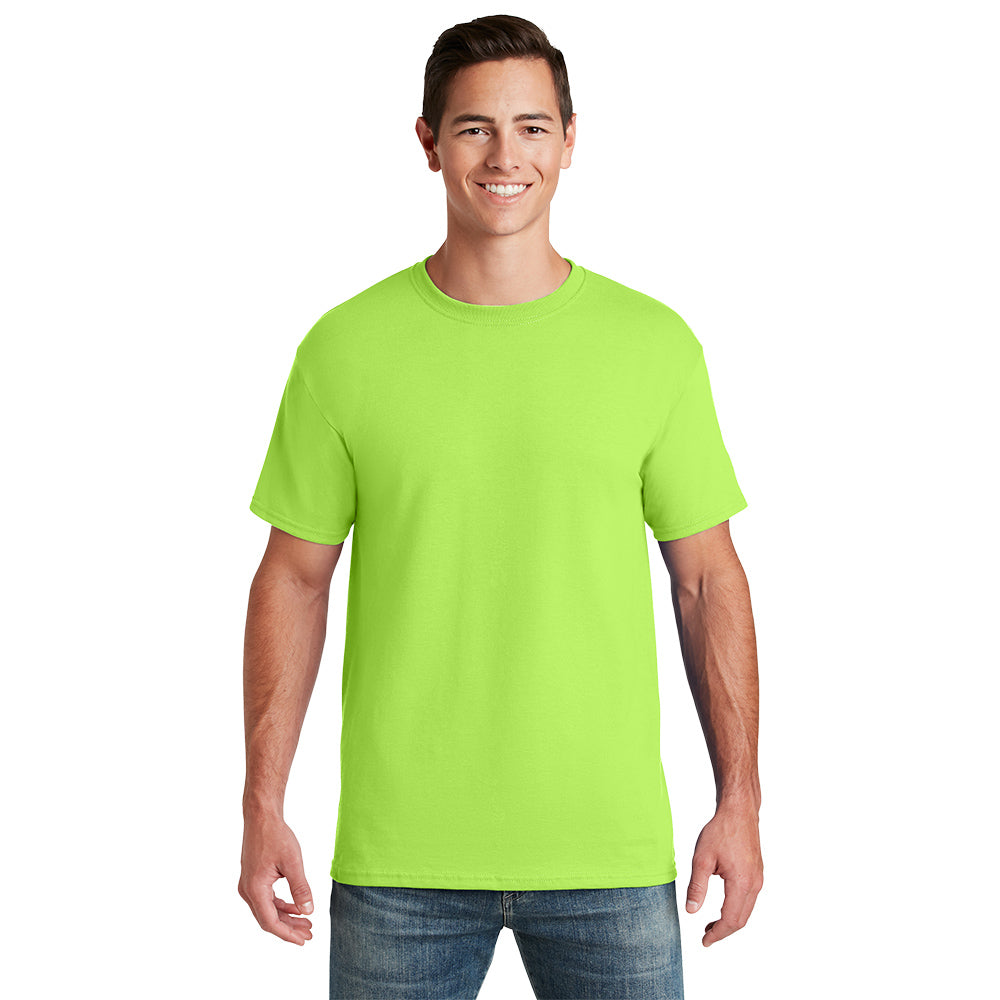 Jerzees - Dri-Power 50/50 Cotton/Poly T-Shirt Decorated - Neon Green