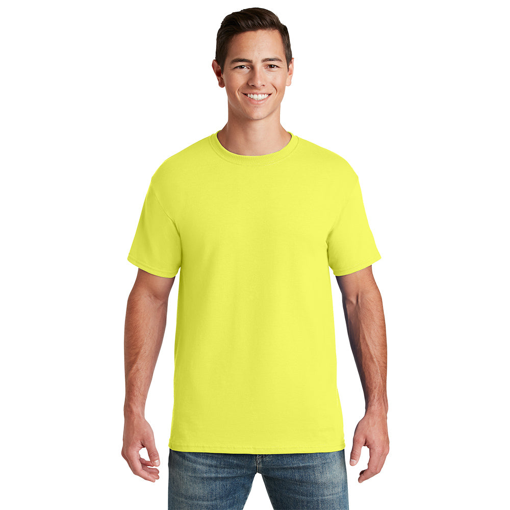 Jerzees - Dri-Power 50/50 Cotton/Poly T-Shirt Decorated - Neon Yellow