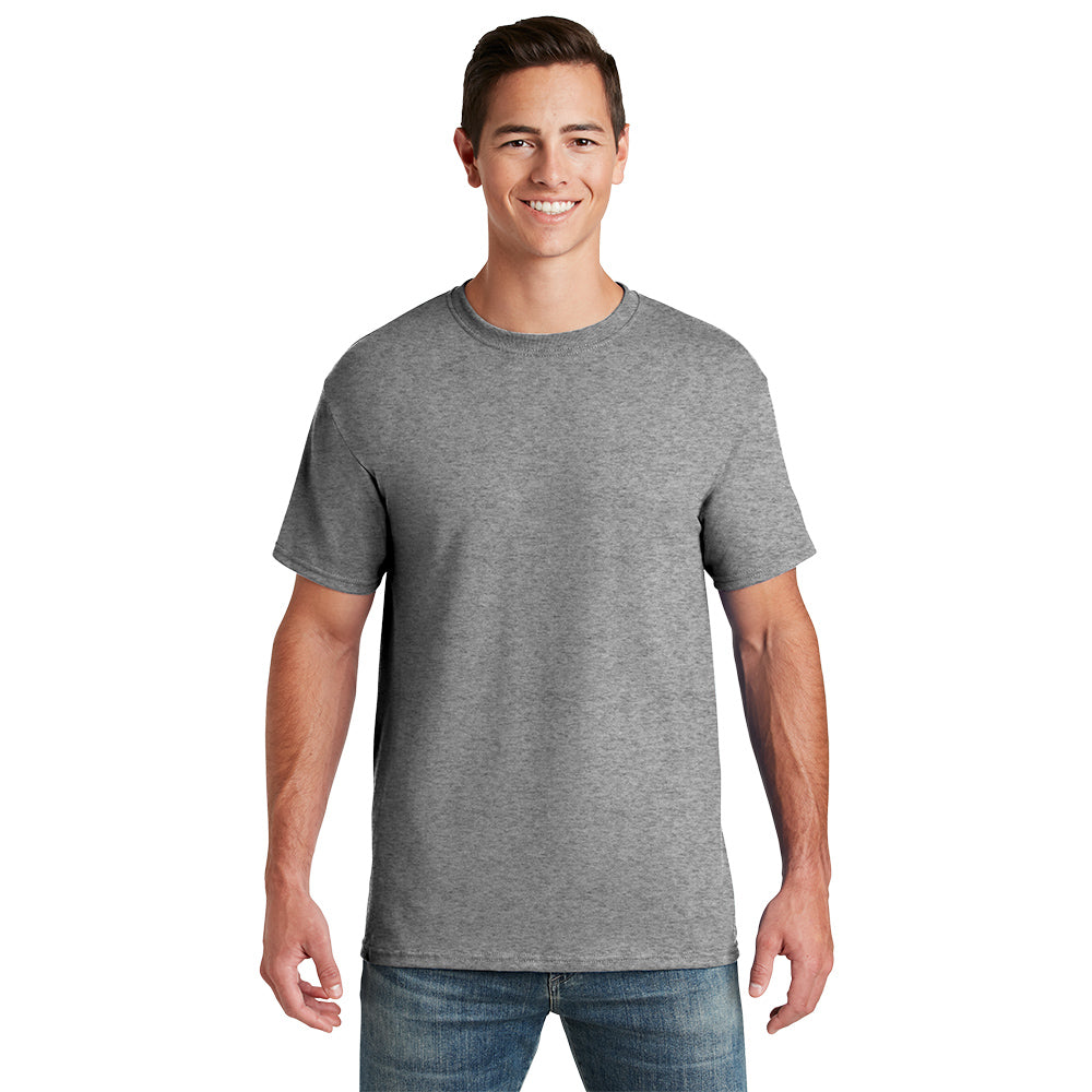 Jerzees - Dri-Power 50/50 Cotton/Poly T-Shirt Decorated - Oxford Grey