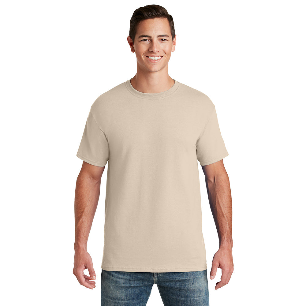 Jerzees - Dri-Power 50/50 Cotton/Poly T-Shirt Decorated - Sandstone Beige