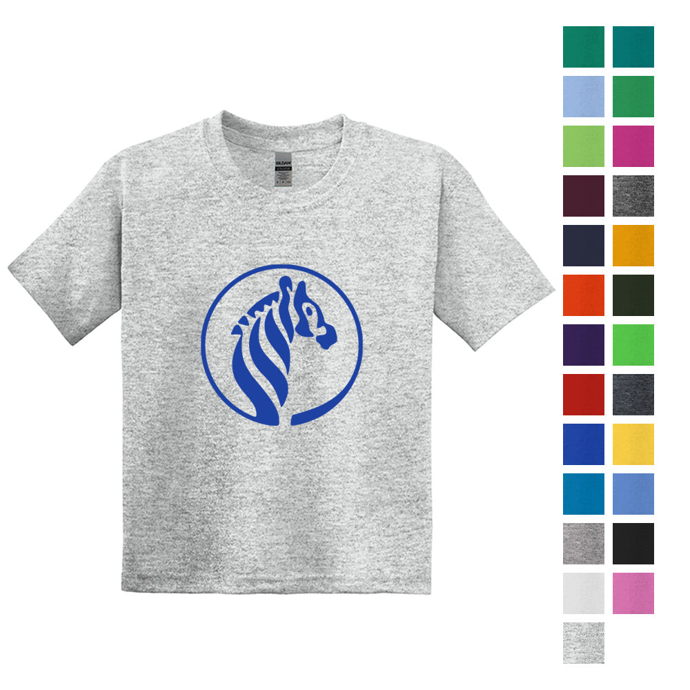 Gildan - Youth DryBlend 50 Cotton/50 Poly T-Shirt Decorated - White