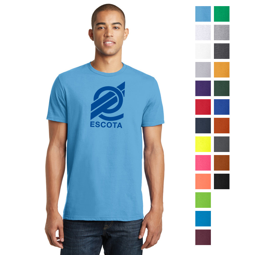 District The Concert Tee Decorated - Aquatic Blue