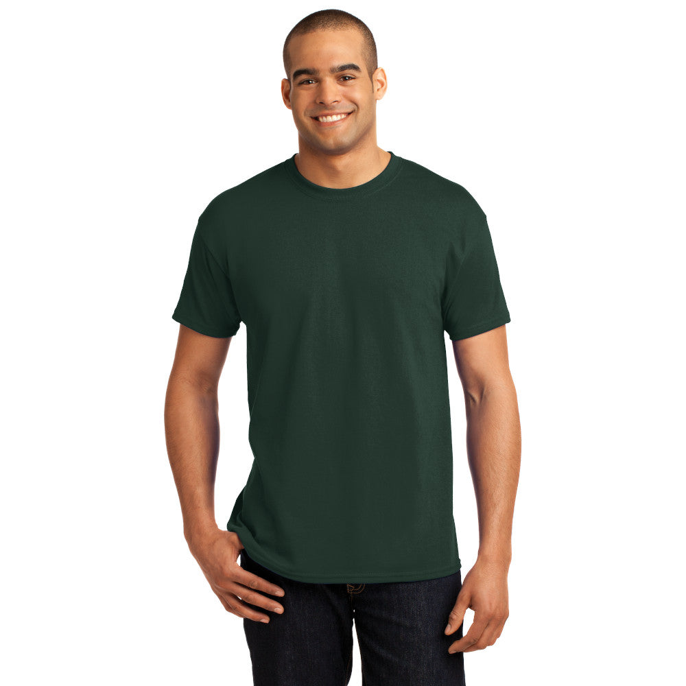 Hanes - EcoSmart 50/50 Cotton/Poly T-Shirt Decorated - Deep Forest Green (PMS 5535C)