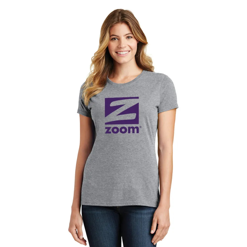 Port & Company Women's Fan Favorite Tee Decorated - Athletic Grey Heather