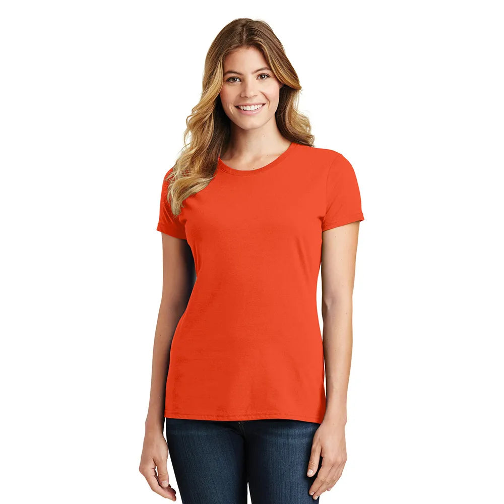 Port & Company Women's Fan Favorite Tee Decorated - Orange