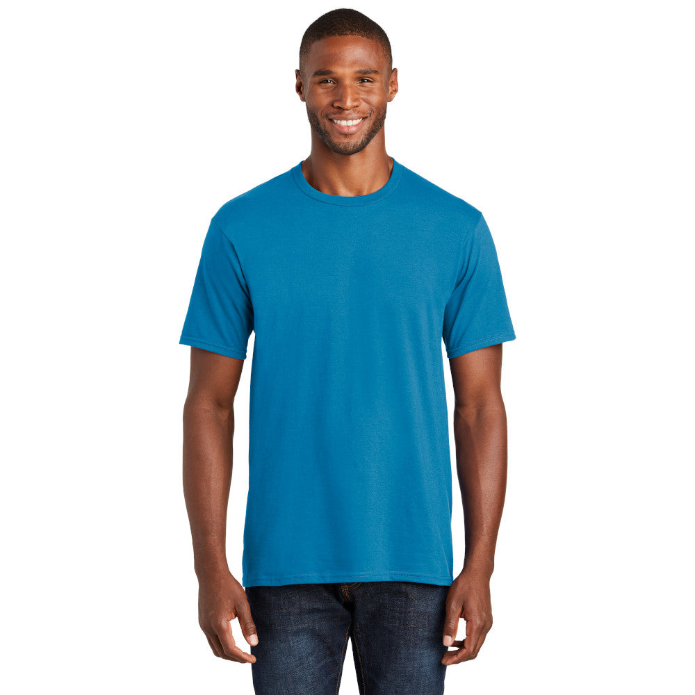 Port & Company Fan Favorite Tee Decorated - Silver Grey