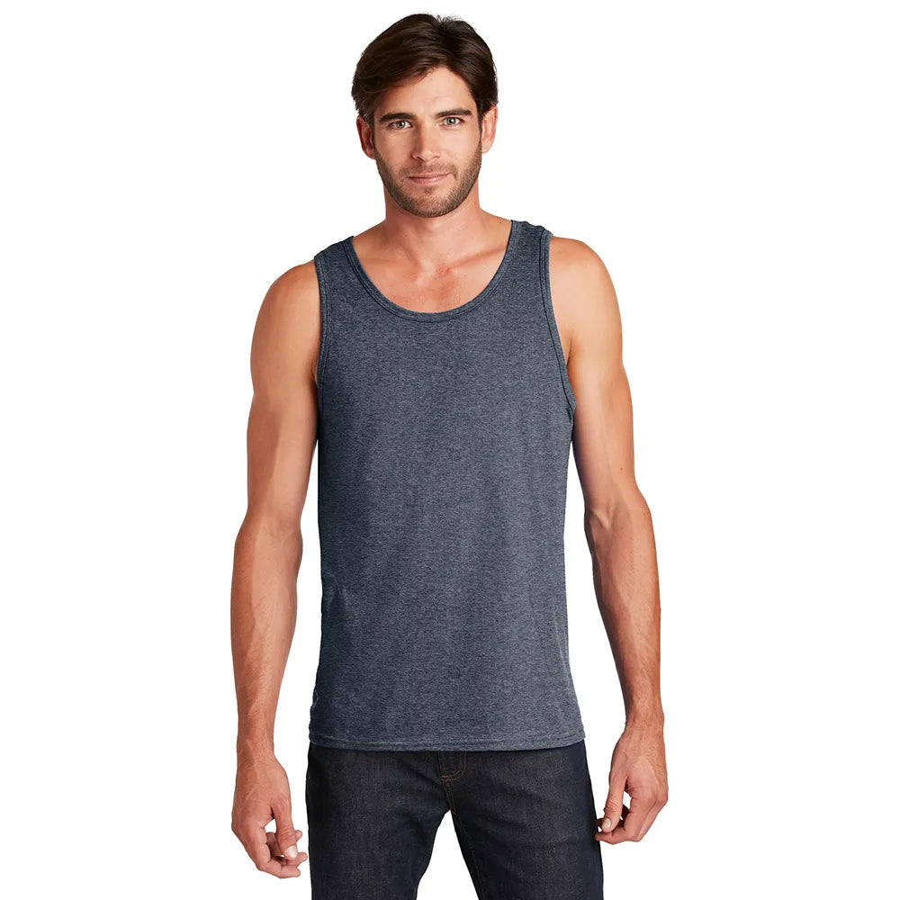 District The Concert Tank Decorated - Heathered Royal Blue