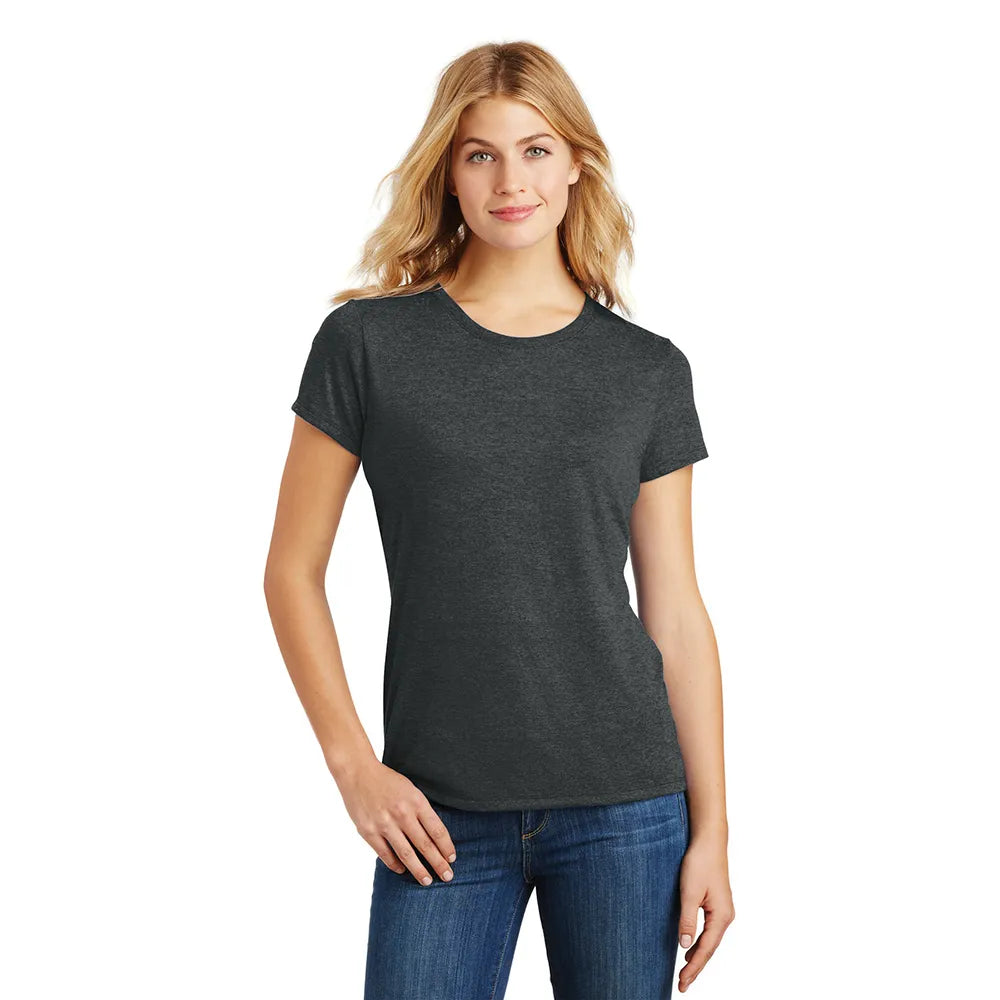 District Women’s Perfect Tri Tee Decorated - Black Frost