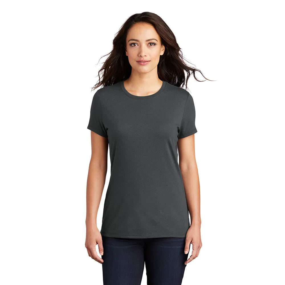 District Women’s Perfect Tri Tee Decorated - Charcoal Grey