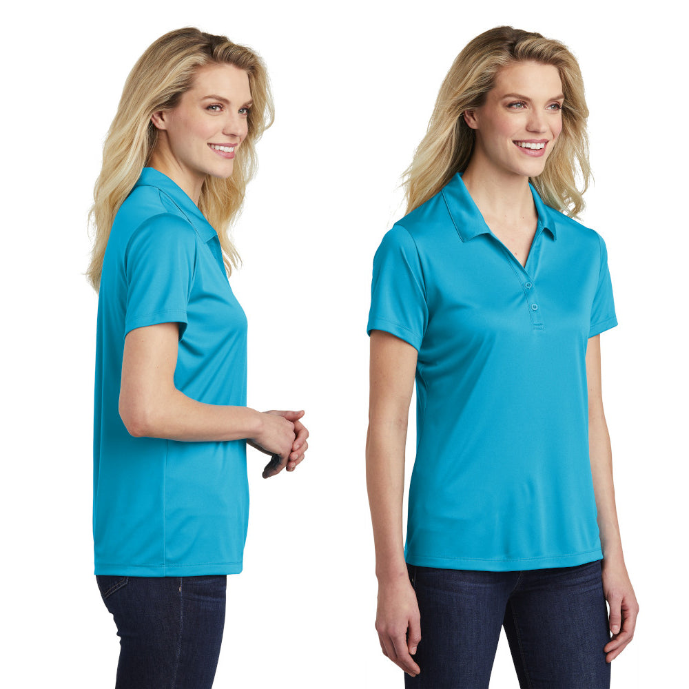 Sport-Tek Sport-Tek Women's PosiCharge Competitor Embroidered Polo – Black