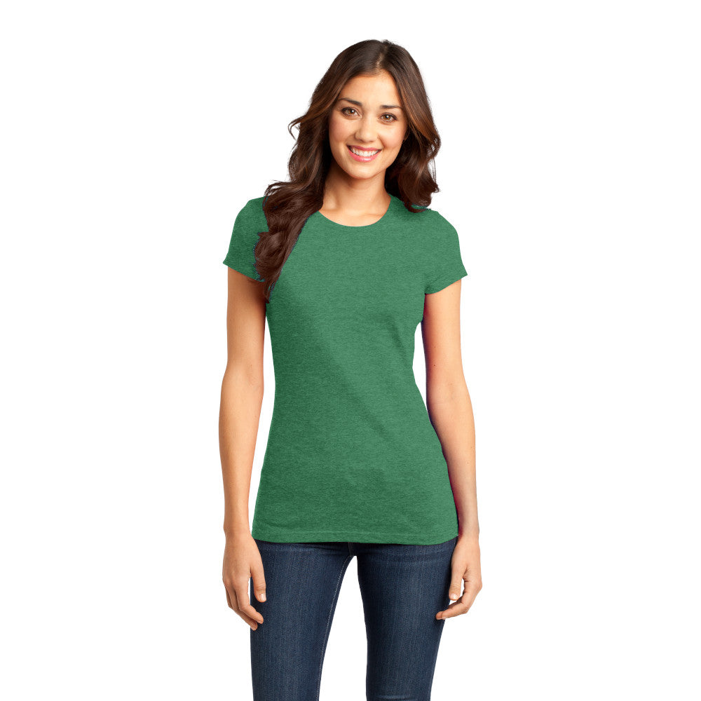 District Women’s Fitted Very Important Tee Decorated - Heathered Red