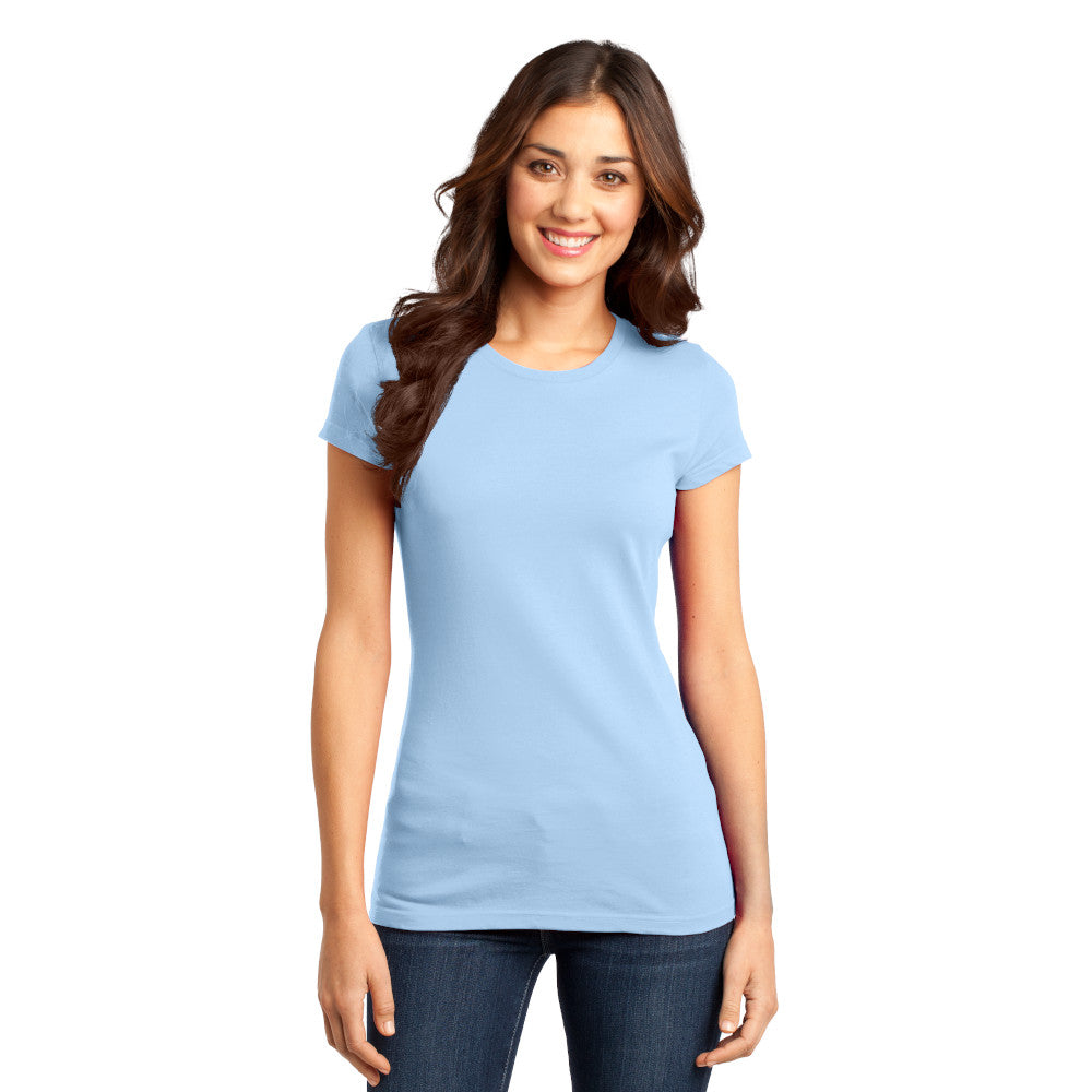 District Women’s Fitted Very Important Tee Decorated - Lime Shock