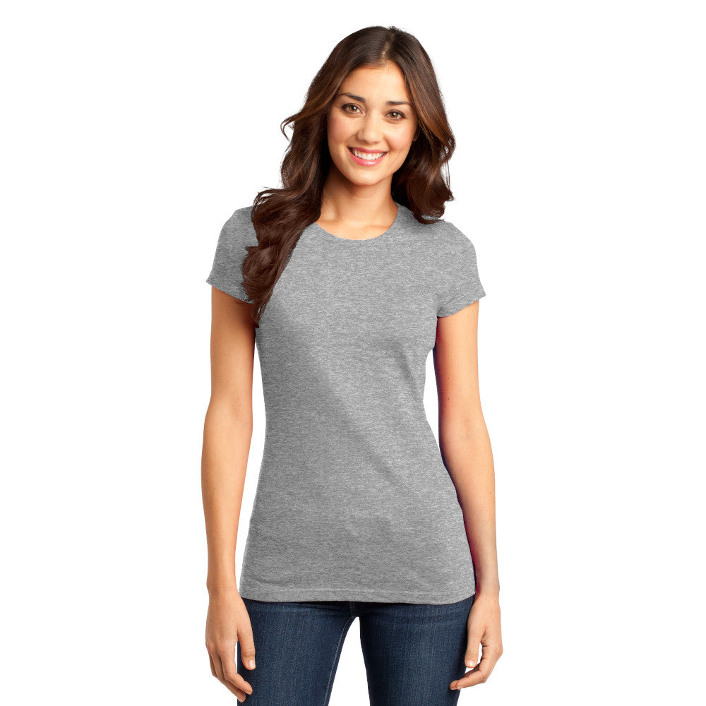 District Women’s Fitted Very Important Tee Decorated - Mint Blue