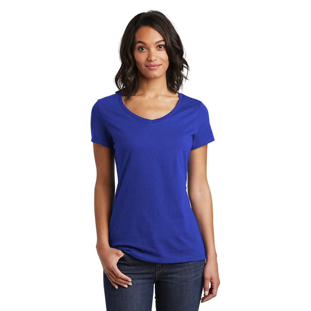 District Women’s Very Important Tee V-Neck Decorated - Dusty Lavender Pink