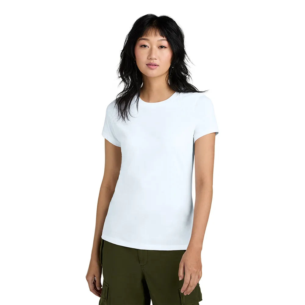 District Women’s Perfect Weight Tee Decorated - Carnation Pink