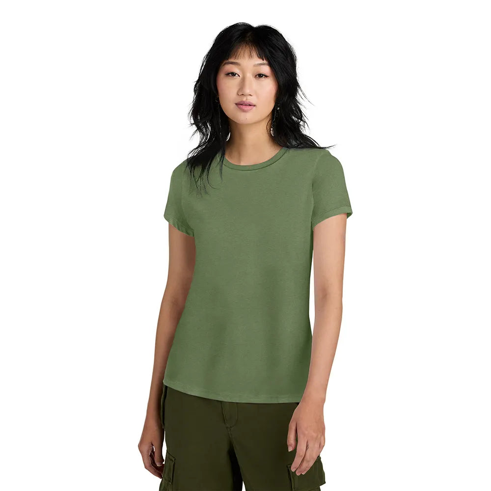 District Women’s Perfect Weight Tee Decorated - Heathered Charcoal Black