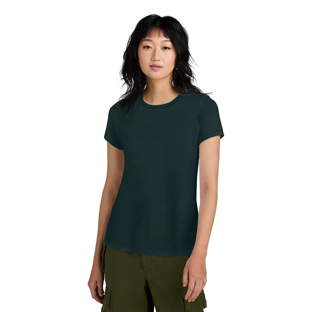 District Women’s Perfect Weight Tee Decorated - Sangria Red