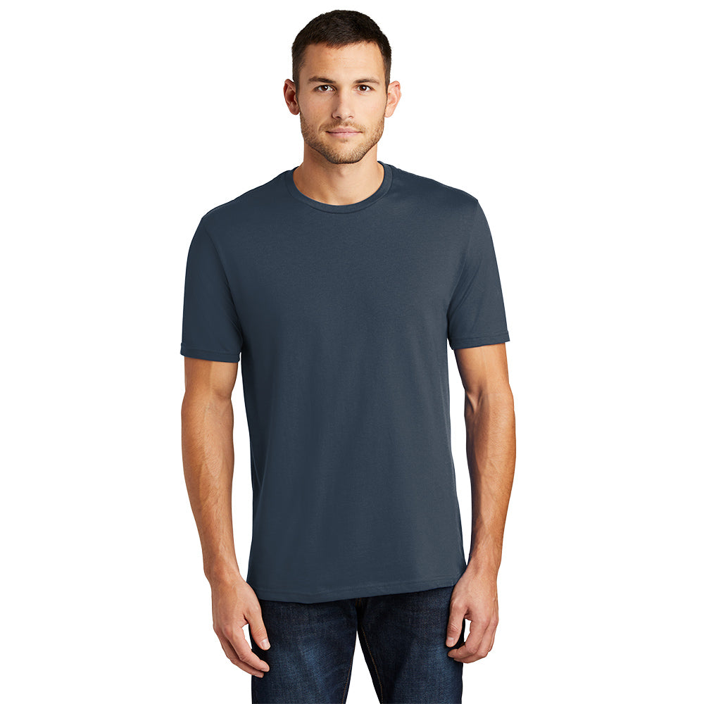 District Perfect Weight Tee Decorated - New Navy Blue (PMS 533C)