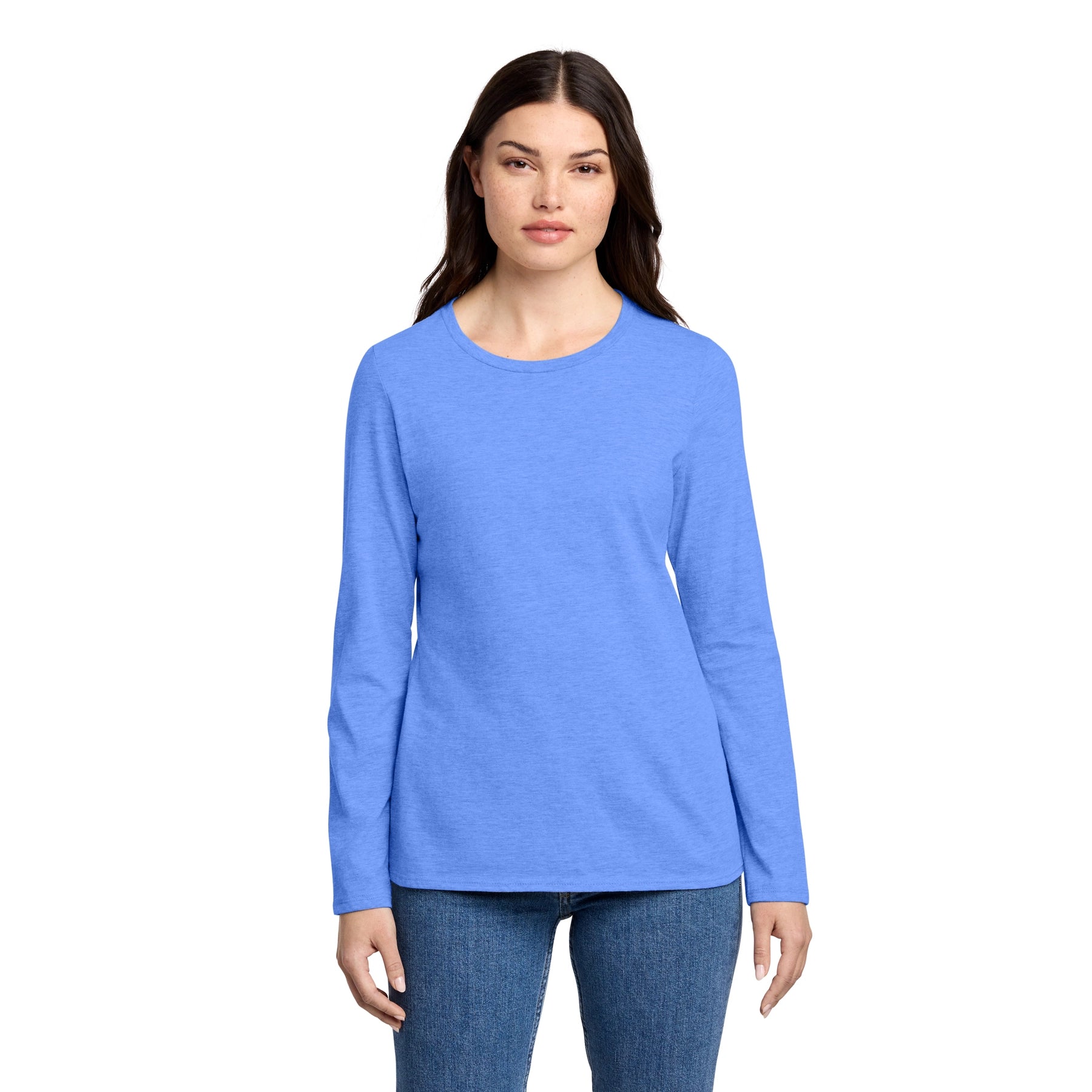 District Decorated Women’s Perfect Blend CVC Long Sleeve Tee