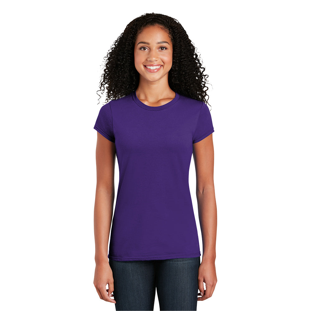 Gildan Softstyle Women's T-Shirt Decorated - White