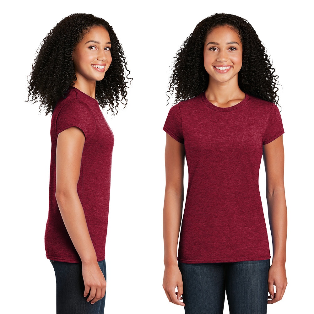 Gildan Softstyle Women's T-Shirt Decorated - Azalea Purple