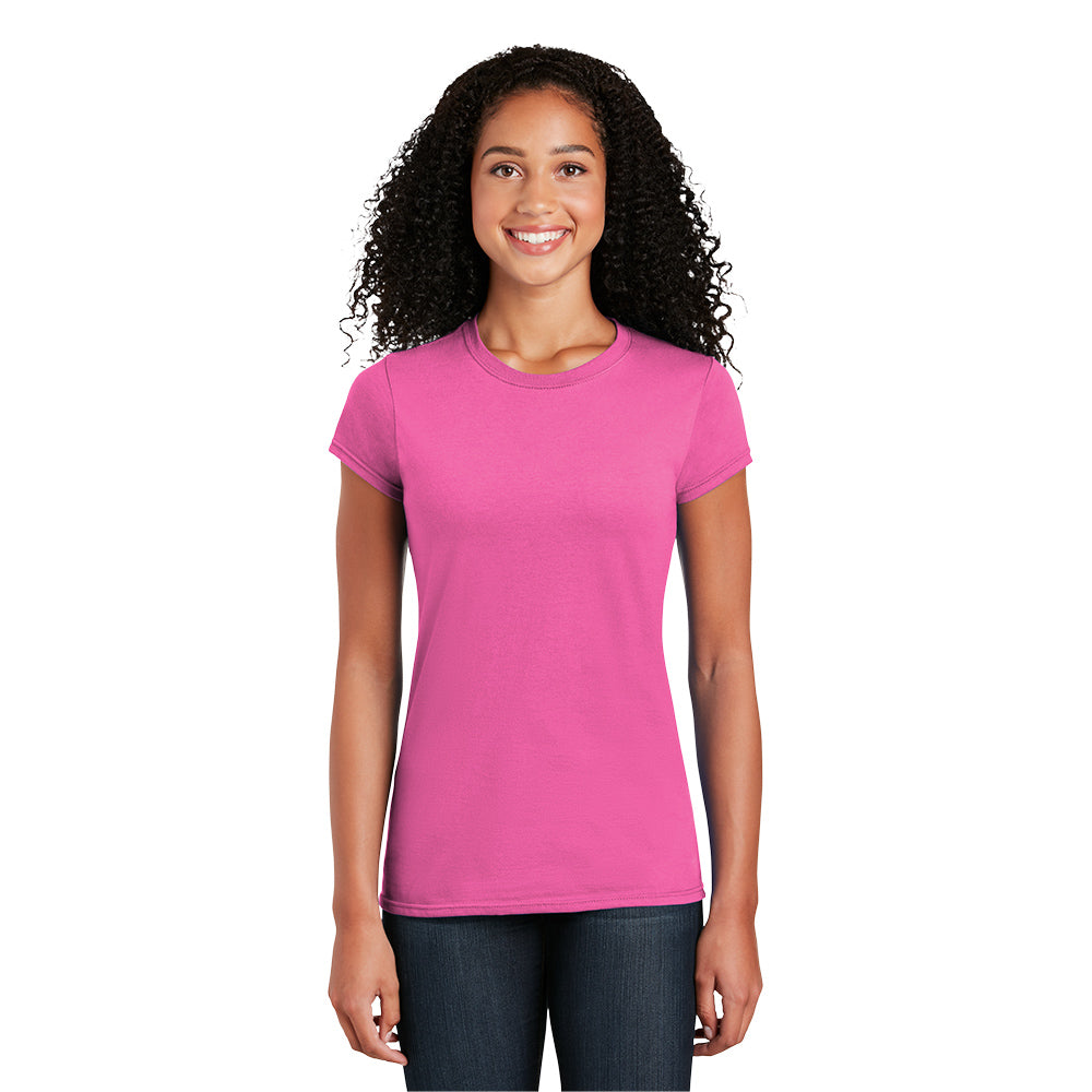 Gildan Softstyle Women's T-Shirt Decorated - Dark Grey Heather
