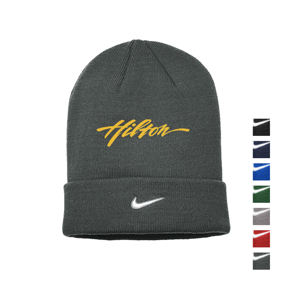 Nike Team Cuffed Beanie Embroidered - Anthracite Grey (PMS 425C)