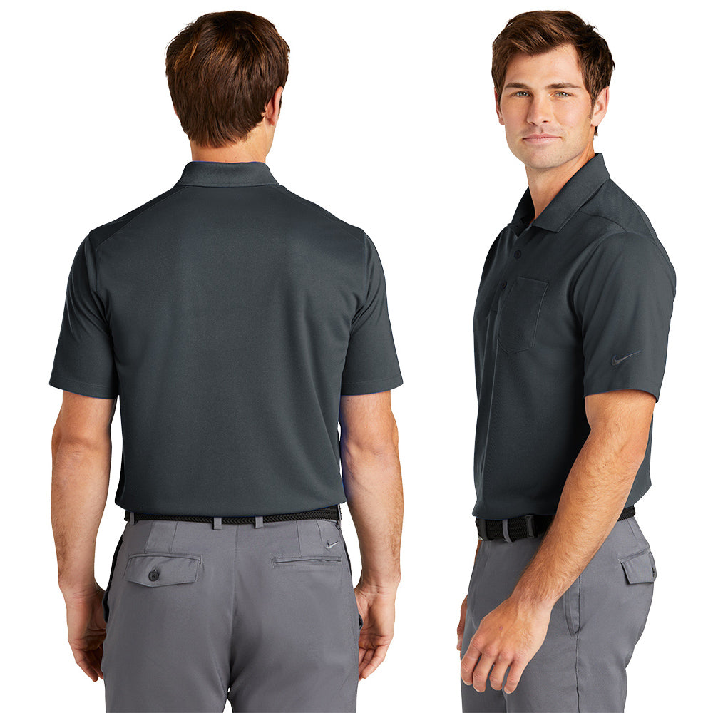 Nike Dri-FIT Micro Pique 2.0 Pocket Embroidered Polo - Black