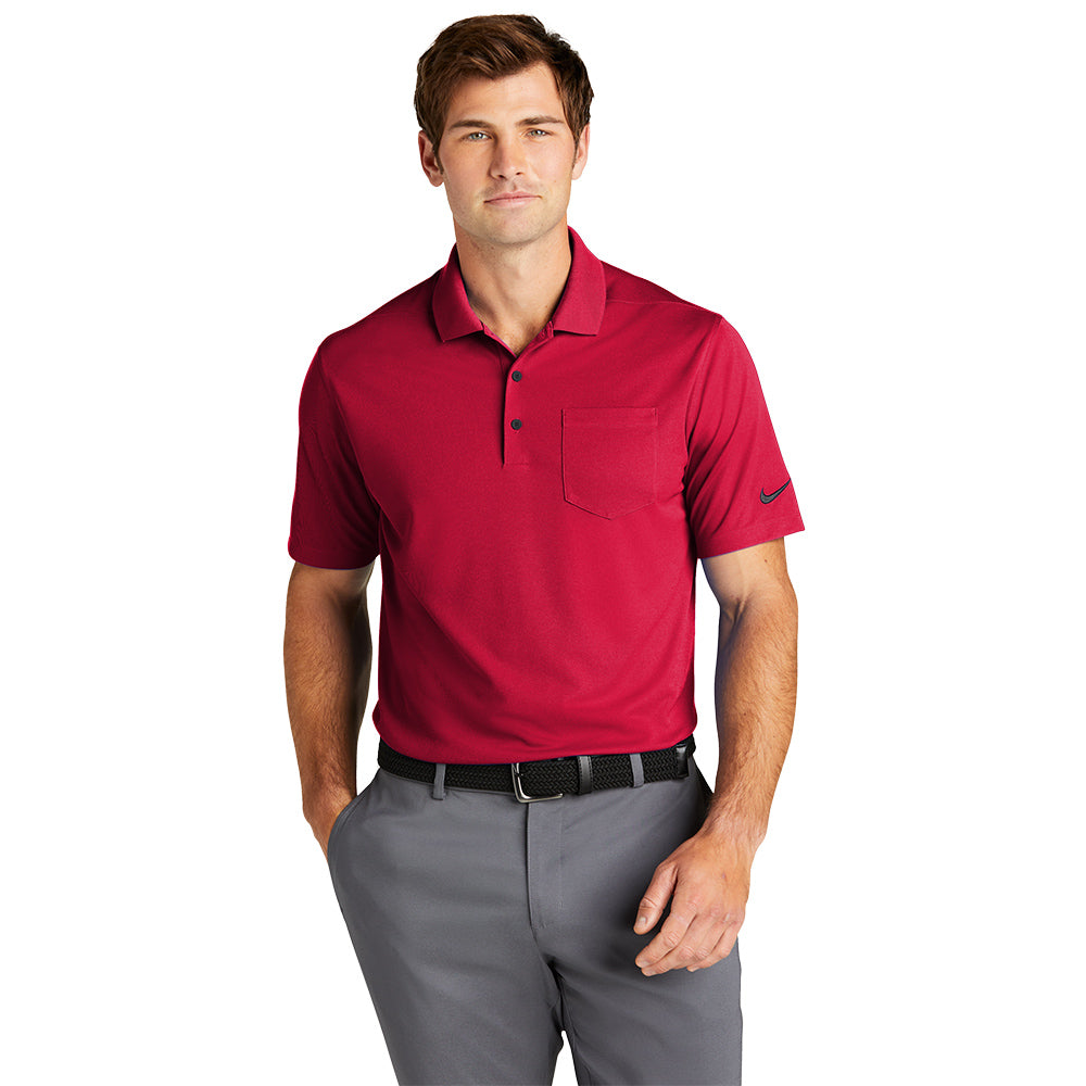 Nike Dri-FIT Micro Pique 2.0 Pocket Embroidered Polo - White