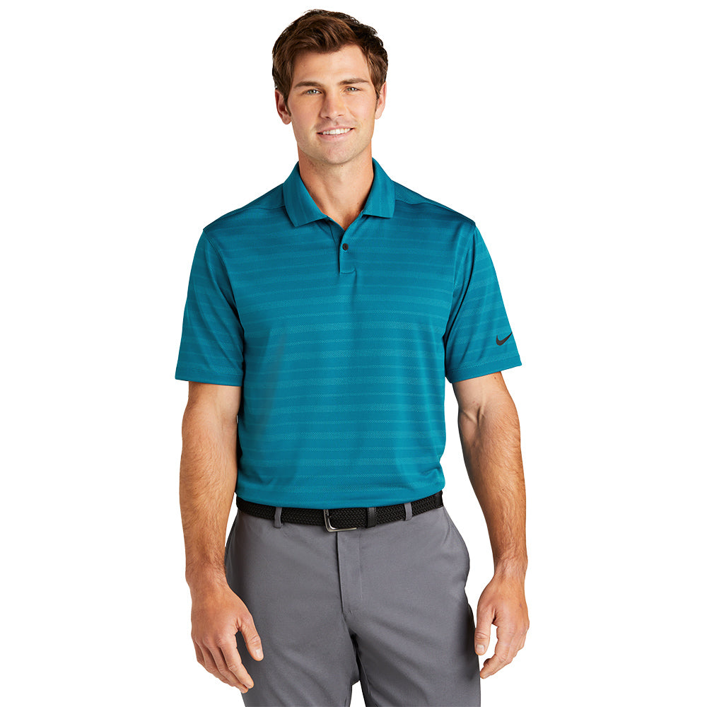Nike Dri-FIT Vapor Jacquard Embroidered Polo - Navy Blue (PMS 296C)