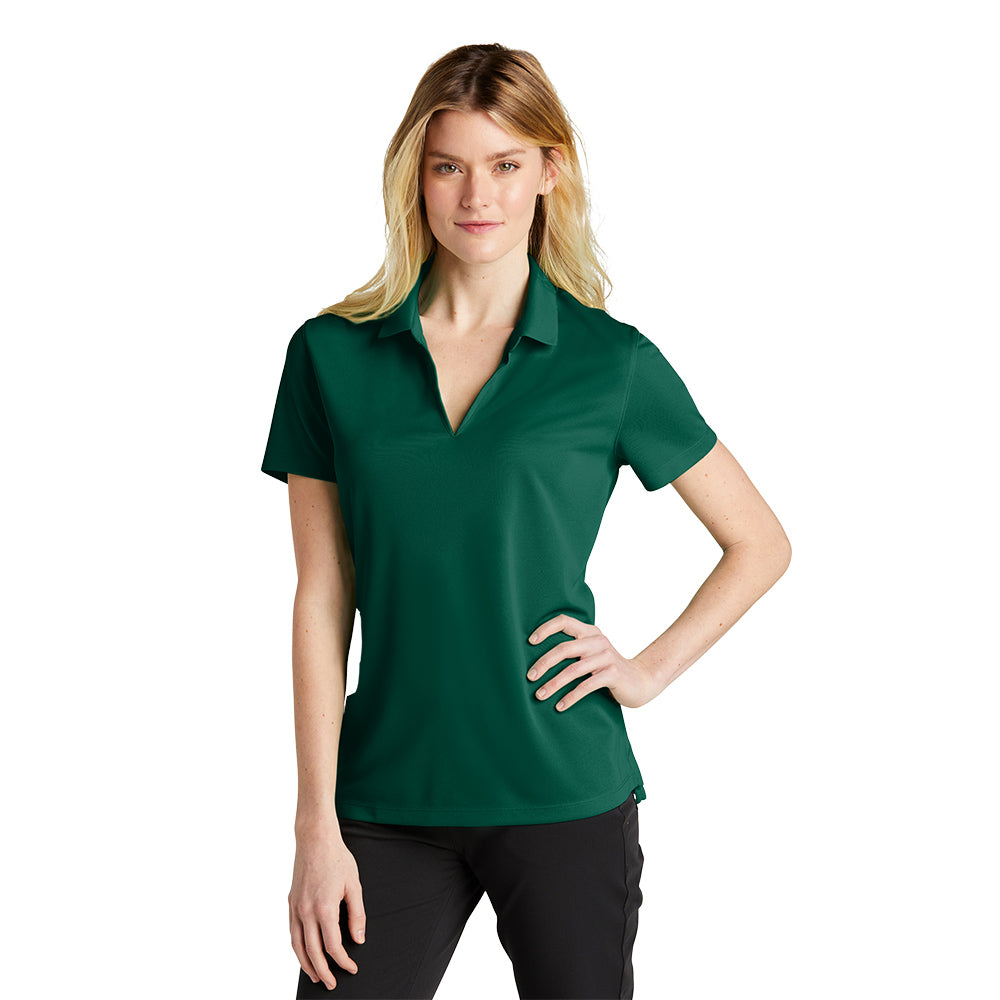 Nike Women's Dri-FIT Micro Pique 2.0 Embroidered Polo - Mint Green