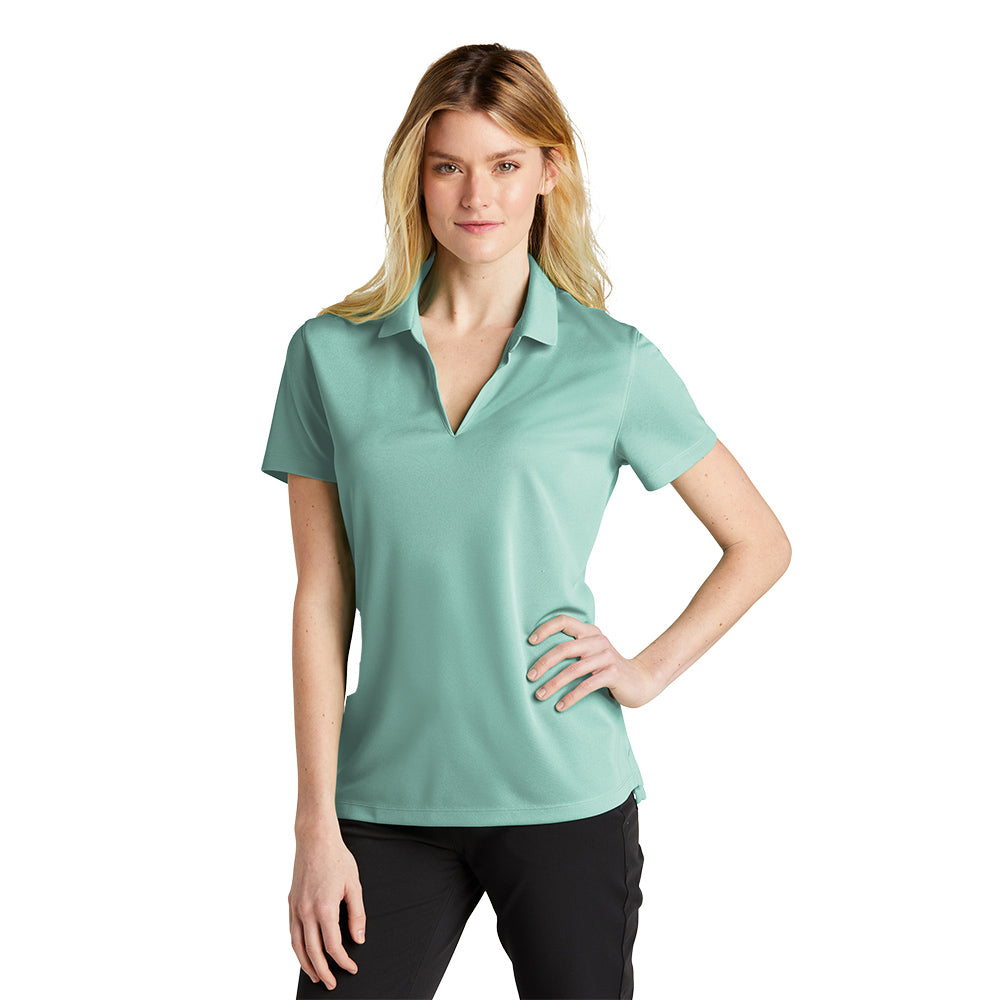 Nike Women's Dri-FIT Micro Pique 2.0 Embroidered Polo - Navy Blue