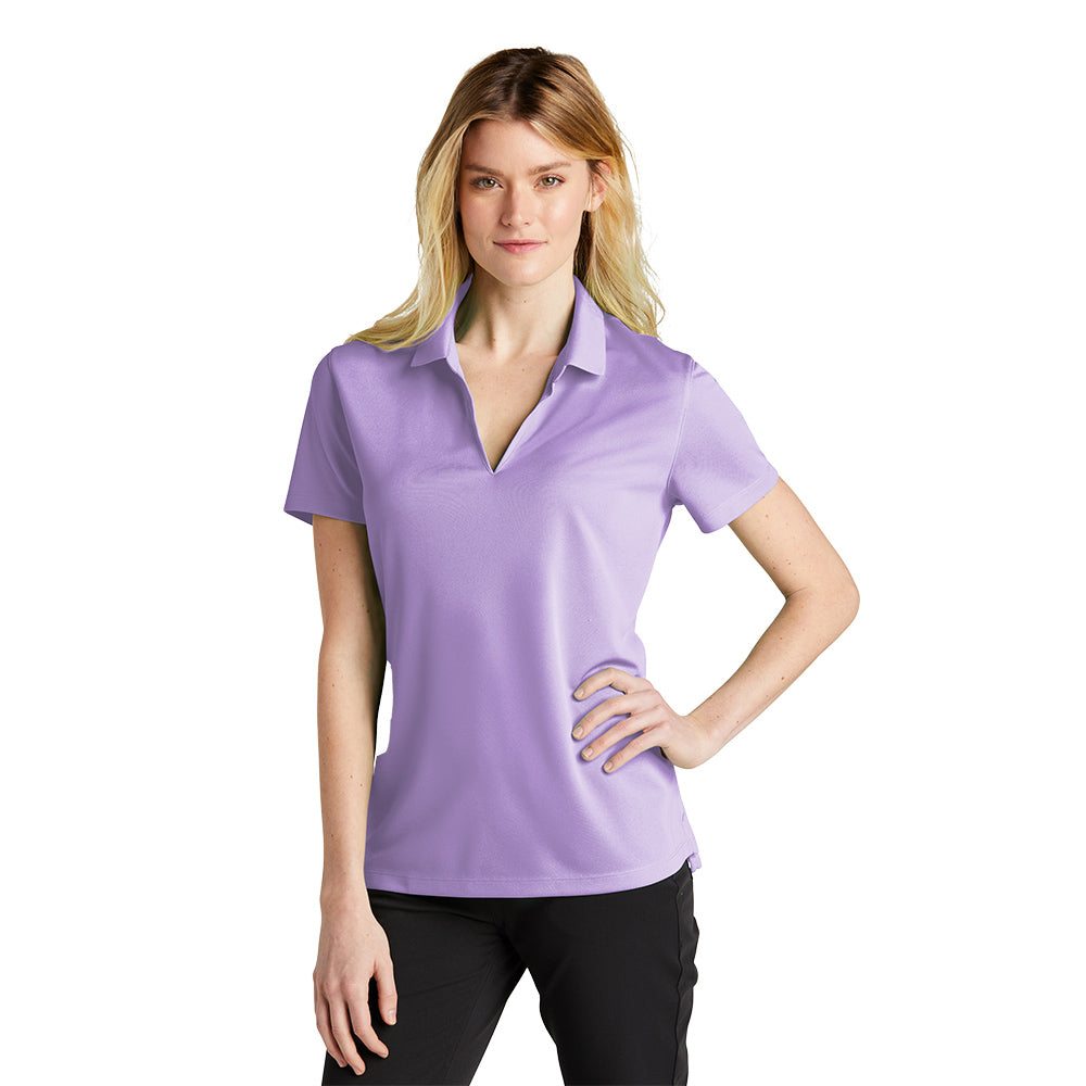 Nike Women's Dri-FIT Micro Pique 2.0 Embroidered Polo - Valor Blue