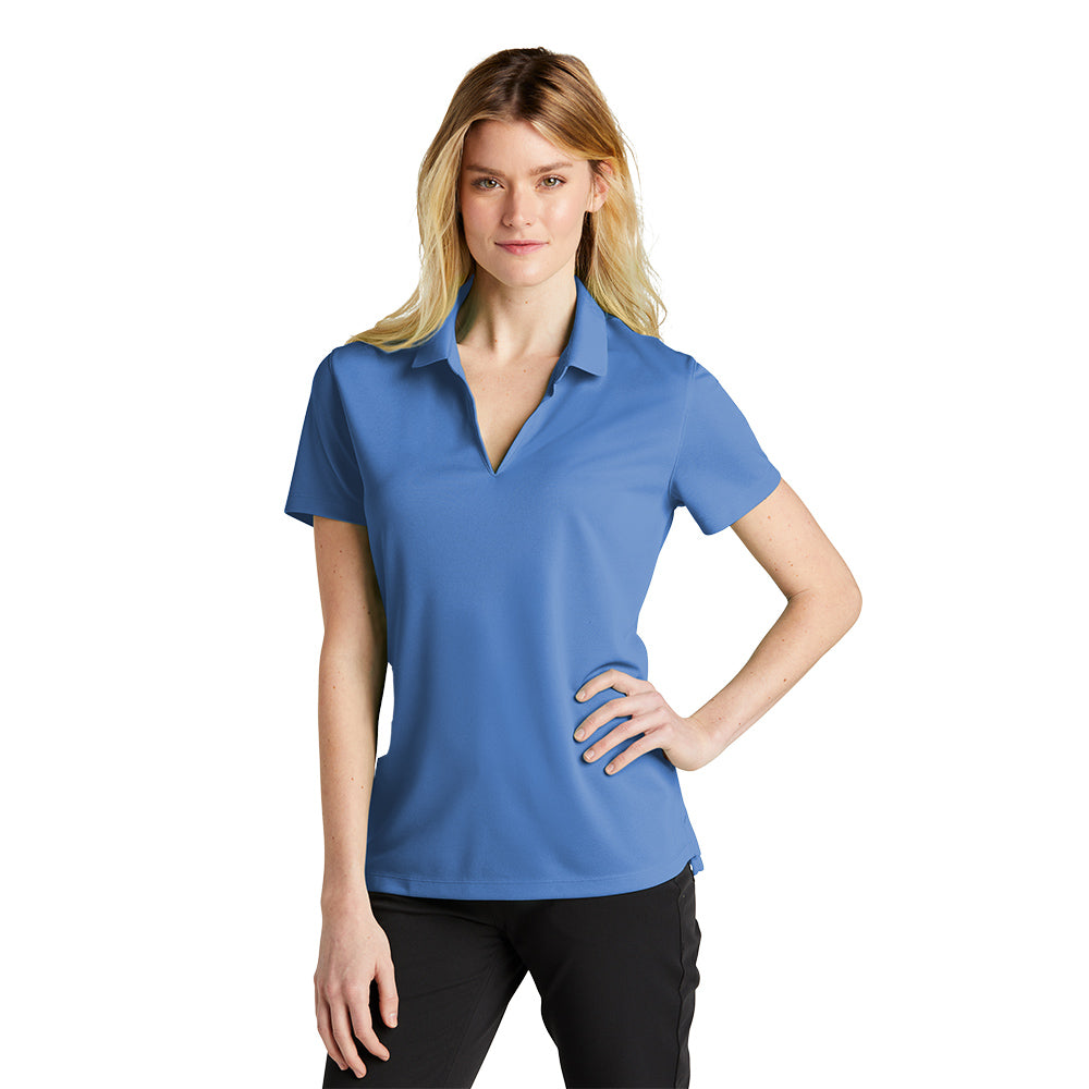 Nike Women's Dri-FIT Micro Pique 2.0 Embroidered Polo - Varsity Maize