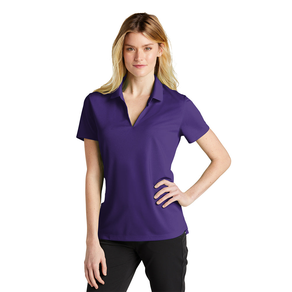 Nike Women's Dri-FIT Micro Pique 2.0 Embroidered Polo - Game Royal Blue