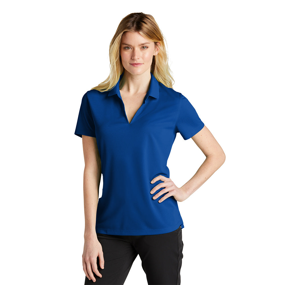 Nike Women's Dri-FIT Micro Pique 2.0 Embroidered Polo - Lucid Green