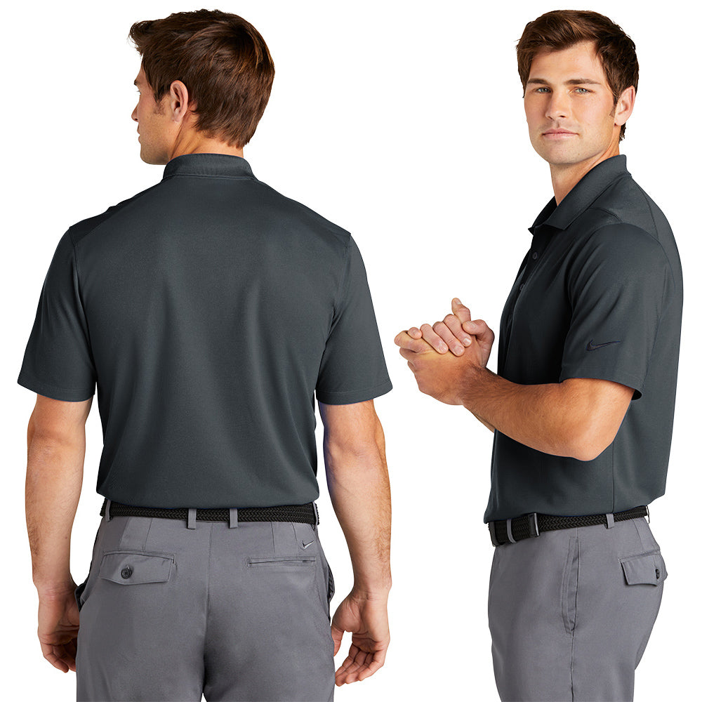 Nike Dri-FIT Micro Pique 2.0 Embroidered Polo - Black (PMS BLACK C)