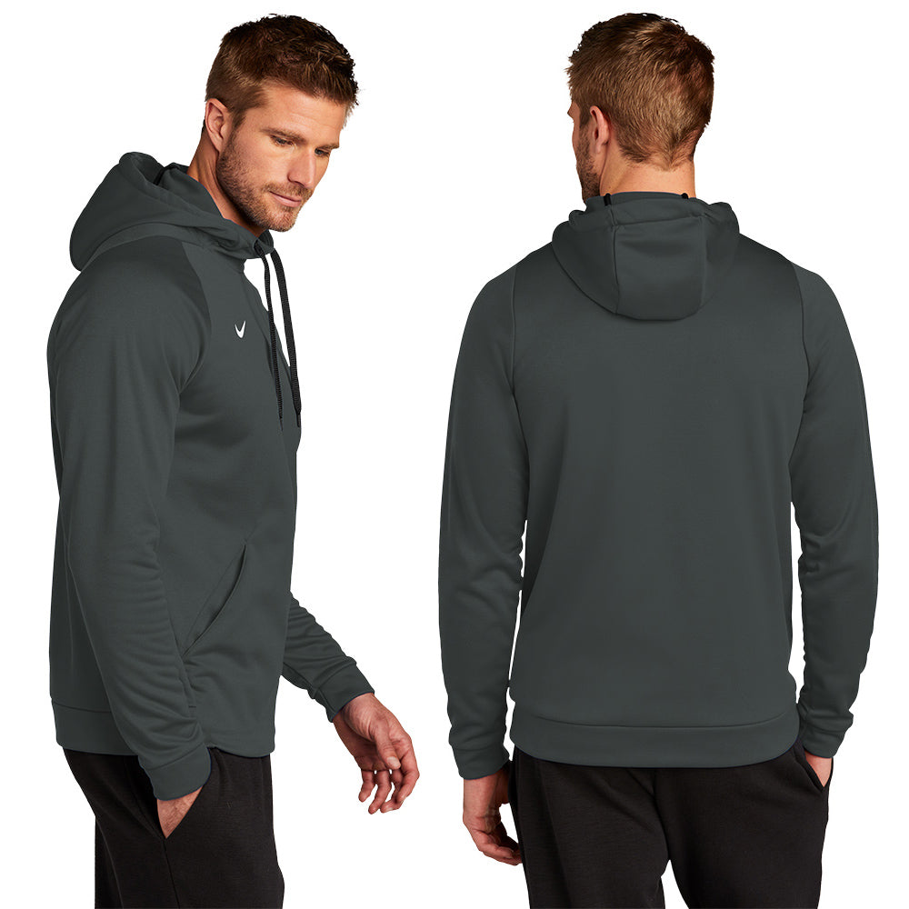 Nike Therma-FIT Pullover Fleece Hoodie Decorated - Team Black