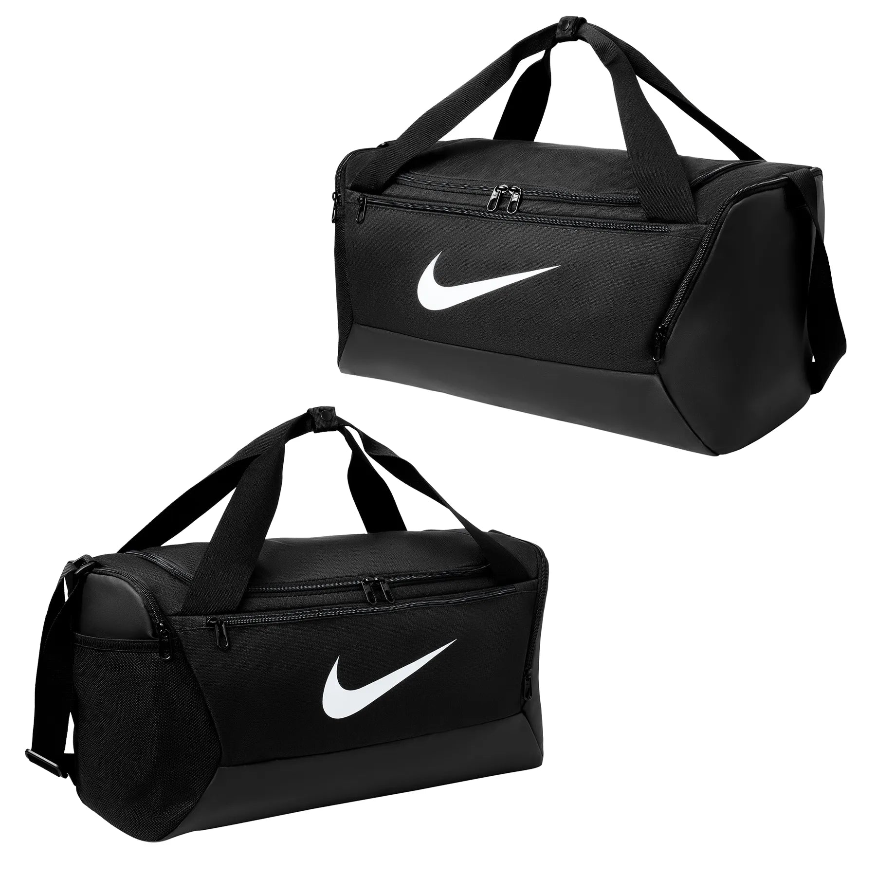 Nike Brasilia Small Duffel Embroidered - Flint Grey