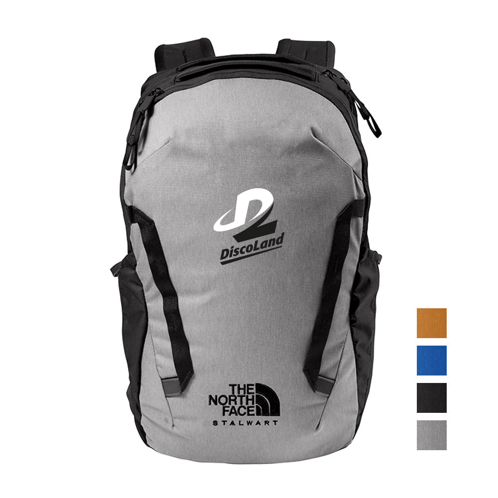 The North Face Stalwart Backpack Embroidered - Mid Grey Dark Heather/TNF Black