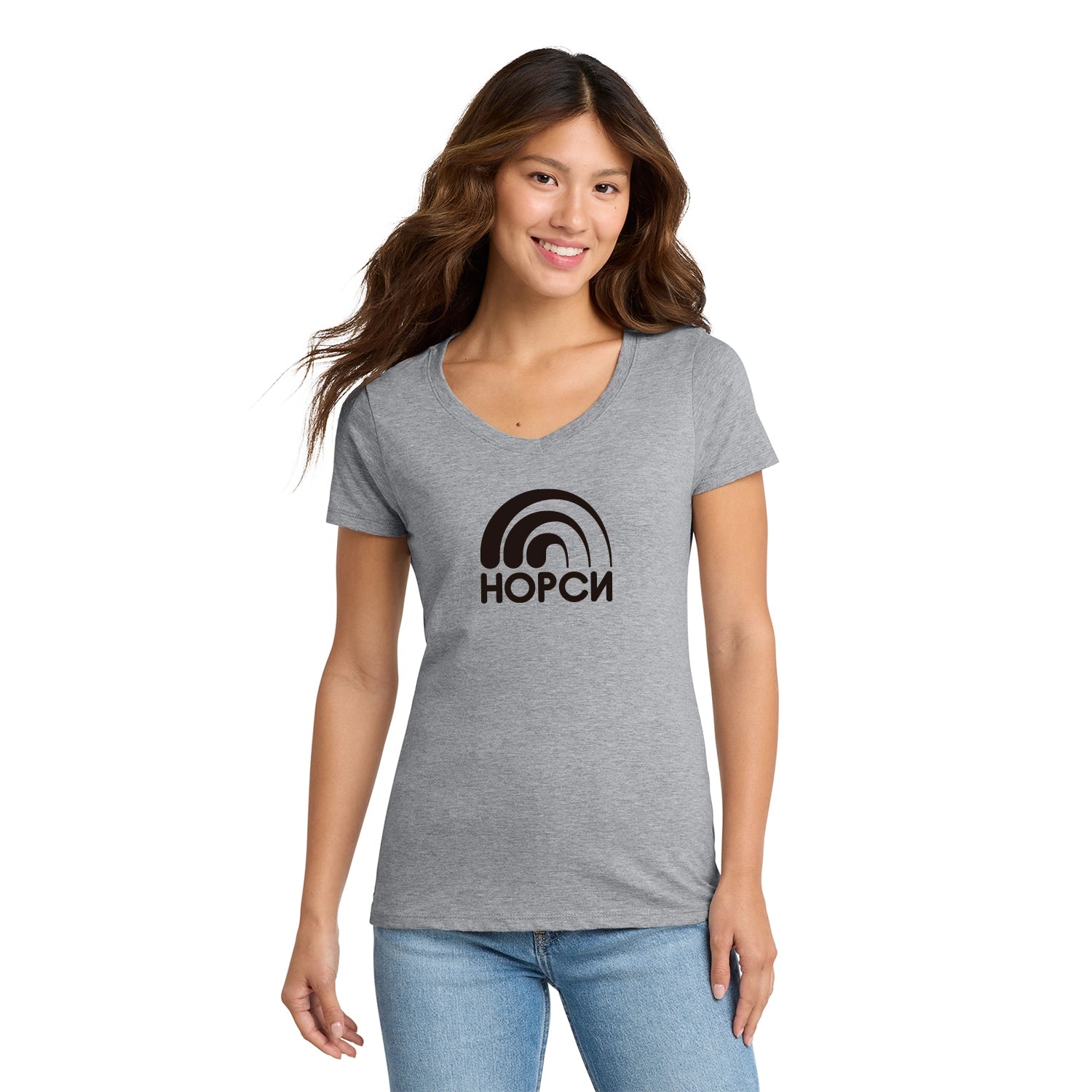 Port & Co Decorated Women's Fan Favorite VNeck Tee