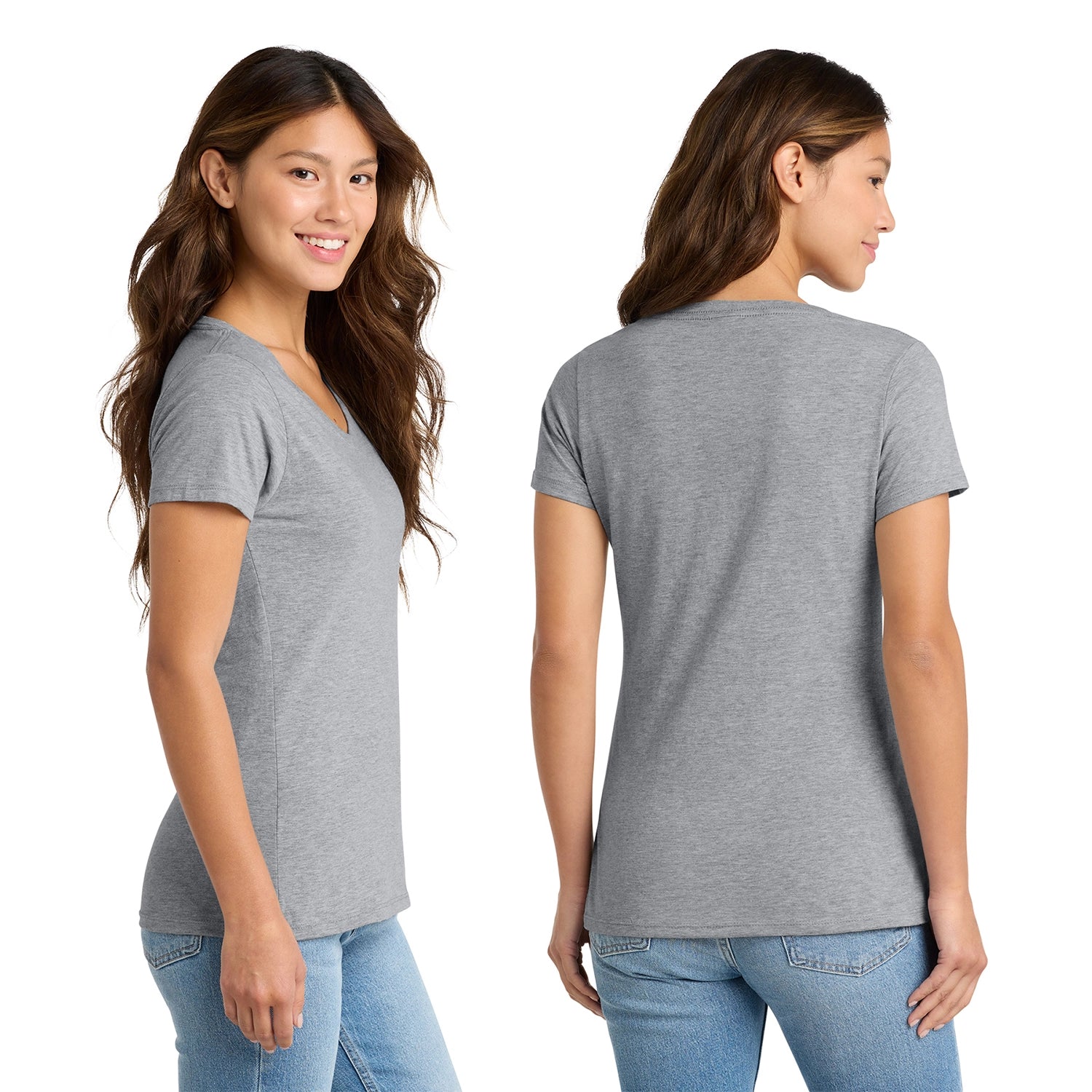 Port & Co Decorated Women's Fan Favorite VNeck Tee