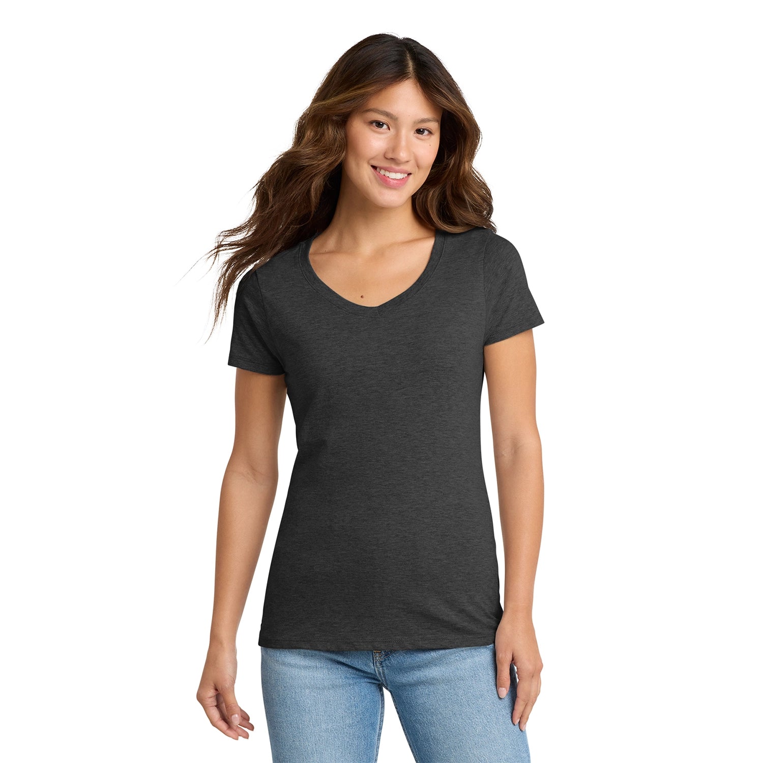 Port & Co Decorated Women's Fan Favorite VNeck Tee
