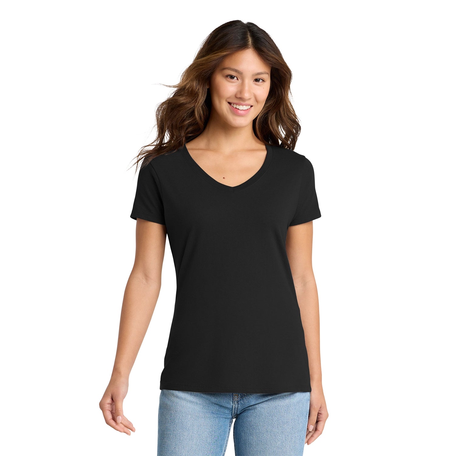Port & Co Decorated Women's Fan Favorite VNeck Tee