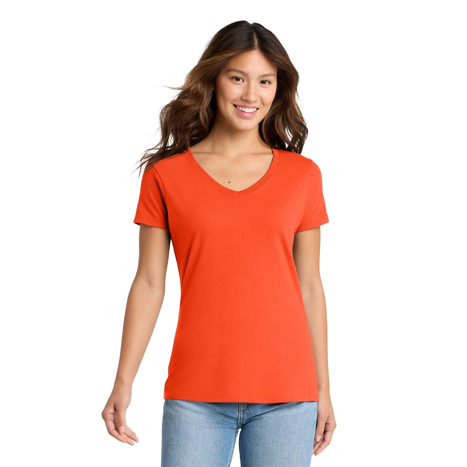 Port & Co Decorated Women's Fan Favorite VNeck Tee