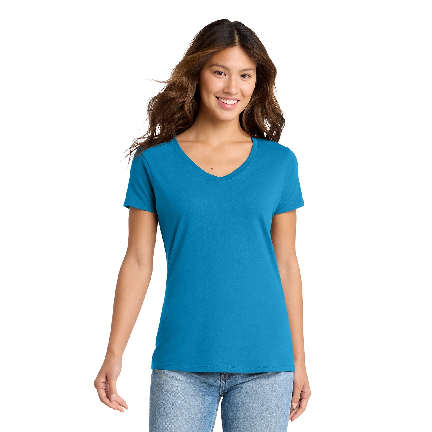 Port & Co Decorated Women's Fan Favorite VNeck Tee